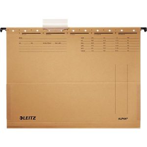 Leitz Alpha® Hängetasche 1916, für Formate bis Din A4, Karton, 10 Stück Leitz Alpha® Hängetasche 1916, für Formate bis Din A4, Karton, 10 Stück