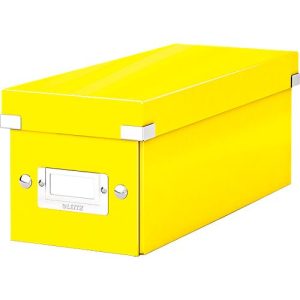 LEITZ® CD Ablagebox Serie Click + Store, gelb LEITZ® CD Ablagebox Serie Click + Store, gelb