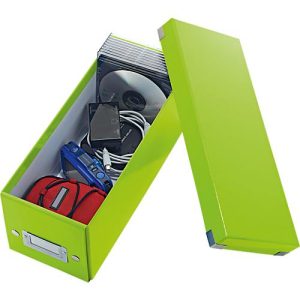 LEITZ® CD Ablagebox Serie Click + Store, grün LEITZ® CD Ablagebox Serie Click + Store, grün