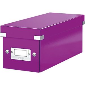 LEITZ® CD Ablagebox Serie Click + Store, violett LEITZ® CD Ablagebox Serie Click + Store, violett