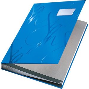 LEITZ® Design-Unterschriftenmappe 5745, 18 Fächer, Karton, blau LEITZ® Design-Unterschriftenmappe 5745, 18 Fächer, Karton, blau