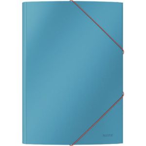 Leitz® Eckspannermappe Cosy, A4-Format, für bis zu 150 Blatt, 3 Klappen & Gummibandverschluss, Karton, blau Leitz® Eckspannermappe Cosy, A4-Format, für bis zu 150 Blatt, 3 Klappen & Gummibandverschluss, Karton, blau