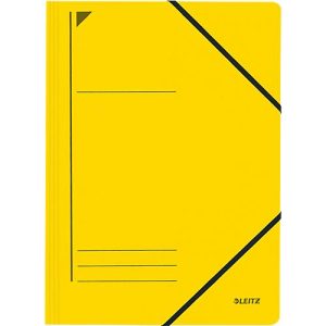 LEITZ® Eckspannmappe, DIN A4, Gummizugverschluss, gelb LEITZ® Eckspannmappe, DIN A4, Gummizugverschluss, gelb