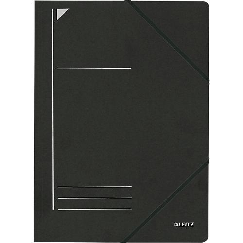 LEITZ® Eckspannmappe, DIN A4, Gummizugverschluss, schwarz