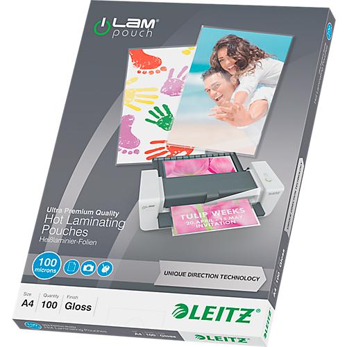 LEITZ® Laminierfolien iLAM, DIN A4, 100 mic, 100 Stück