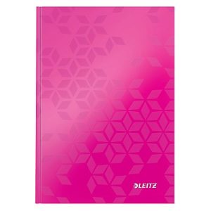 LEITZ Notizbuch WOW 4628, DIN A5, kariert, pink LEITZ Notizbuch WOW 4628, DIN A5, kariert, pink