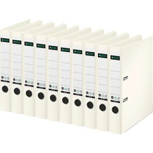 LEITZ® Ordner 1007/1008, DIN A4, Rückenbreite 52 mm, 10 Stück, weiß LEITZ® Ordner 1007/1008, DIN A4, Rückenbreite 52 mm, 10 Stück, weiß