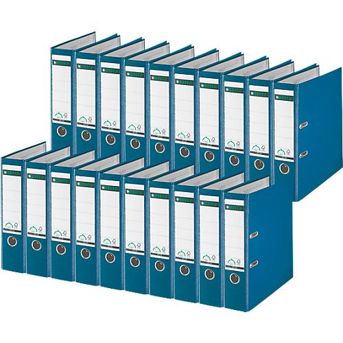 LEITZ® Ordner 1010, DIN A4, Rückenbreite 80 mm, 20 Stück, blau