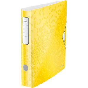 LEITZ® Ordner Active WOW, DIN A4, Rückenbreite 65 mm, 5 Stück, gelb LEITZ® Ordner Active WOW, DIN A4, Rückenbreite 65 mm, 5 Stück, gelb
