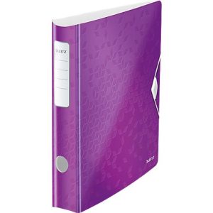 LEITZ® Ordner Active WOW, DIN A4, Rückenbreite 65 mm, 5 Stück, violett LEITZ® Ordner Active WOW, DIN A4, Rückenbreite 65 mm, 5 Stück, violett