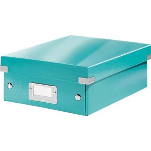 LEITZ® Organisationsbox Click + Store, klein, eisblau LEITZ® Organisationsbox Click + Store, klein, eisblau