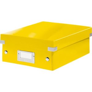 LEITZ® Organisationsbox Click + Store, klein, gelb LEITZ® Organisationsbox Click + Store, klein, gelb