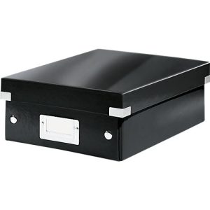 LEITZ® Organisationsbox Click + Store, klein, schwarz LEITZ® Organisationsbox Click + Store, klein, schwarz