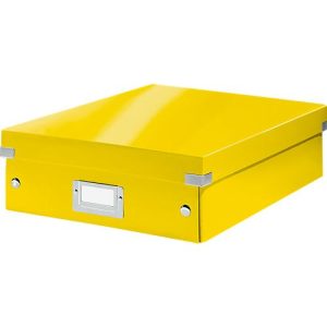LEITZ® Organisationsbox Click + Store, mittel, gelb LEITZ® Organisationsbox Click + Store, mittel, gelb