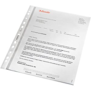 LEITZ® Prospekthüllen 4796, DIN A4, oben offen, 100 Stück, genarbt, transparent LEITZ® Prospekthüllen 4796, DIN A4, oben offen, 100 Stück, genarbt, transparent