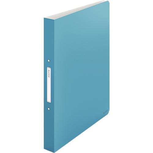 Leitz® Ringbuch Cosy, A4-Format, 2-Ring-Mechanik für bis zu 190 Blatt, mit Rückenschild, Polypropylen, blau
