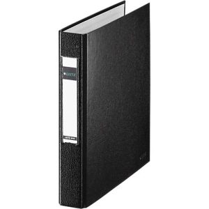 LEITZ® Ringbuch, DIN A5, 2-Ring-Mechanik, Rückenbreite 40 mm, schwarz LEITZ® Ringbuch, DIN A5, 2-Ring-Mechanik, Rückenbreite 40 mm, schwarz