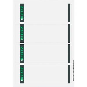 LEITZ® Rückenschilder kurz, PC-beschriftbar, Rückenbreite 80 mm, selbstklebend, 100 St., grau LEITZ® Rückenschilder kurz, PC-beschriftbar, Rückenbreite 80 mm, selbstklebend, 100 St., grau