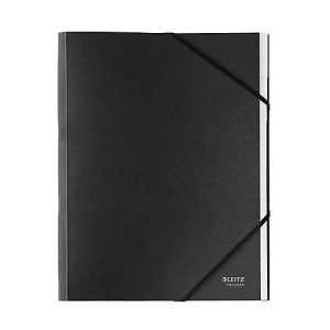 Leitz® Sammelmappe Recycle, A4, 6 Fächer mit Blanko-Taben, Inhaltsverzeichnis, Gummibandverschluss, 100 % recycelbar, Karton, schwarz Leitz® Sammelmappe Recycle, A4, 6 Fächer mit Blanko-Taben, Inhaltsverzeichnis, Gummibandverschluss, 100 % recycelbar, Karton, schwarz