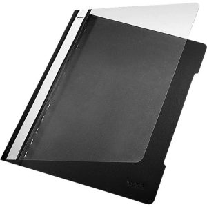 LEITZ® Schnellhefter 4191, DIN A4, PVC, 25 Stück, schwarz LEITZ® Schnellhefter 4191, DIN A4, PVC, 25 Stück, schwarz