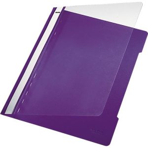 LEITZ® Schnellhefter 4191, DIN A4, PVC, 25 Stück, violett LEITZ® Schnellhefter 4191, DIN A4, PVC, 25 Stück, violett