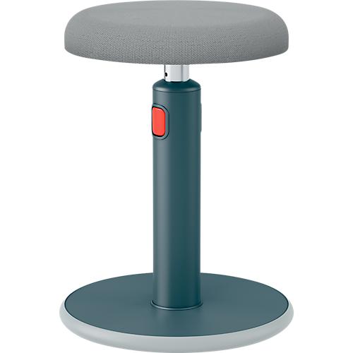 Leitz Sitz- & Stehhocker Ergo Cosy Active, B 370 x T 370 x H 460 - 790 mm, bis 110 kg, Samtgrau