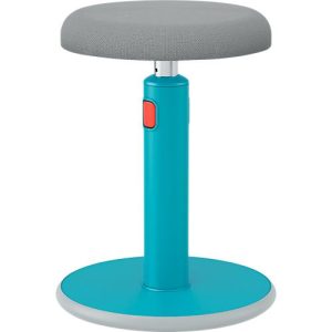 Leitz Sitz- & Stehhocker Ergo Cosy Active, B 370 x T 370 x H 460 – 790 mm, bis 110 kg, Sanftes Blau Leitz Sitz- & Stehhocker Ergo Cosy Active, B 370 x T 370 x H 460 – 790 mm, bis 110 kg, Sanftes Blau