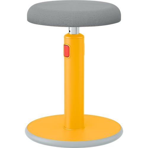 Leitz Sitz- & Stehhocker Ergo Cosy Active, B 370 x T 370 x H 460 - 790 mm, bis 110 kg, Warmes Gelb