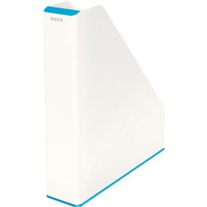 Leitz Stehsammler WOW Duo Color, weiß/blau Leitz Stehsammler WOW Duo Color, weiß/blau