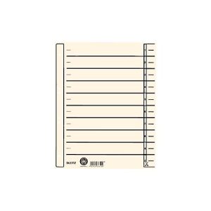 LEITZ® Trennblatt 1657, DIN A4, mit Linienaufdruck, 100 Stück LEITZ® Trennblatt 1657, DIN A4, mit Linienaufdruck, 100 Stück