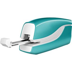 LEITZ® WOW Elektrisches Heftgerät, metallic-eisblau LEITZ® WOW Elektrisches Heftgerät, metallic-eisblau