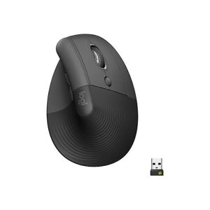Logitech Lift Vertical Ergonomic Mouse – vertikale Maus – Bluetooth, 2.4 GHz – Graphite Logitech Lift Vertical Ergonomic Mouse – vertikale Maus – Bluetooth, 2.4 GHz – Graphite