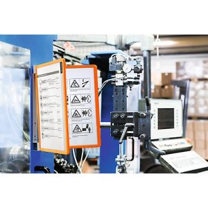 Magnet-Wandhalter-Set Vario Wall, inkl. 5 Tafeln, orange Magnet-Wandhalter-Set Vario Wall, inkl. 5 Tafeln, orange