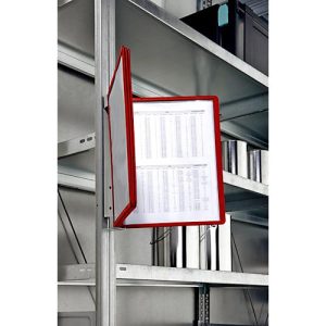Magnet-Wandhalter-Set Vario Wall, inkl. 5 Tafeln, rot Magnet-Wandhalter-Set Vario Wall, inkl. 5 Tafeln, rot