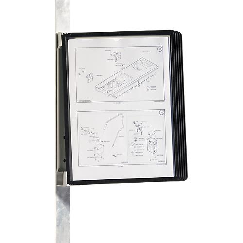 Magnet-Wandhalter-Set Vario Wall, inkl. 5 Tafeln, schwarz