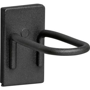 Magnethalter WFI, runde Bügelform, bis 7,5 kg, L 70 x B 25 mm, Stahl, schwarz, 2 Stück Magnethalter WFI, runde Bügelform, bis 7,5 kg, L 70 x B 25 mm, Stahl, schwarz, 2 Stück