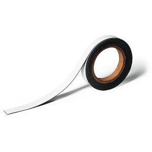 Magnetisches Kennzeichnungsband, L 5 m x B 40 mm, zuschneidbar, beschriftbar Magnetisches Kennzeichnungsband, L 5 m x B 40 mm, zuschneidbar, beschriftbar