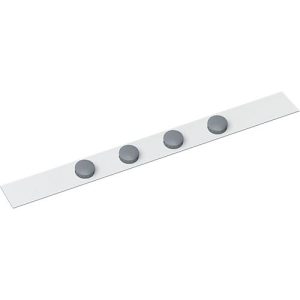 Magnetleiste Maul Standard, inkl. 4 Magneten, B 50 x L 1000 mm, weiß/grau Magnetleiste Maul Standard, inkl. 4 Magneten, B 50 x L 1000 mm, weiß/grau