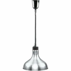 Wärmelampe zur Deckenbefestigung, silber, Ø-290 mm Wärmelampe zur Deckenbefestigung, silber, Ø-290 mm