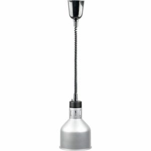 Wärmelampe zur Deckenbefestigung, silber, Ø-173mm Wärmelampe zur Deckenbefestigung, silber, Ø-173mm
