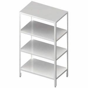 Edelstahl Regal ECO 600x400x1800mm, Selbstmontage Edelstahl Regal ECO 600x400x1800mm, Selbstmontage