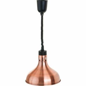 Wärmelampe zur Deckenbefestigung, bronze, Ø-290 mm Wärmelampe zur Deckenbefestigung, bronze, Ø-290 mm