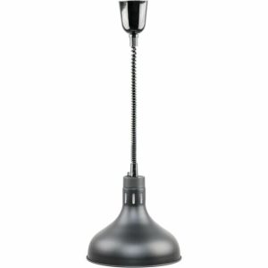 Wärmelampe zur Deckenbefestigung, schwarz, Ø-290 mm Wärmelampe zur Deckenbefestigung, schwarz, Ø-290 mm