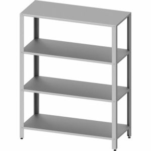 Edelstahl Regal ECO 1000x500x1800mm, Selbstmontage Edelstahl Regal ECO 1000x500x1800mm, Selbstmontage