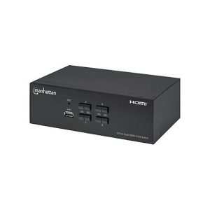 Manhattan 153539 – KVM-/Audio-/USB-Switch – 4 Anschlüsse Manhattan 153539 – KVM-/Audio-/USB-Switch – 4 Anschlüsse