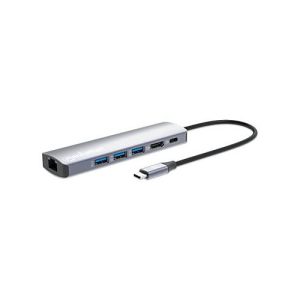 Manhattan – Dockingstation – für Laptop – USB-C – HDMI – 1GbE Manhattan – Dockingstation – für Laptop – USB-C – HDMI – 1GbE