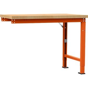 Manuflex Anbauwerkbank Profi Spezial, Tischplatte Multiplex, 1250 x 700 mm, rotorange Manuflex Anbauwerkbank Profi Spezial, Tischplatte Multiplex, 1250 x 700 mm, rotorange