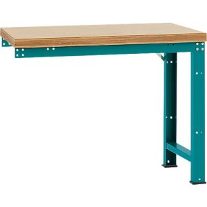 Manuflex Anbauwerkbank Profi Standard, Tischplatte Multiplex, 1250 x 700 mm, wasserblau Manuflex Anbauwerkbank Profi Standard, Tischplatte Multiplex, 1250 x 700 mm, wasserblau