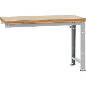 Manuflex Anbauwerkbank Profi Standard, Tischplatte Multiplex, 1500 x 700 mm, alusilber Manuflex Anbauwerkbank Profi Standard, Tischplatte Multiplex, 1500 x 700 mm, alusilber