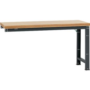 Manuflex Anbauwerkbank Profi Standard, Tischplatte Multiplex, 1750 x 700 mm, anthrazit Manuflex Anbauwerkbank Profi Standard, Tischplatte Multiplex, 1750 x 700 mm, anthrazit